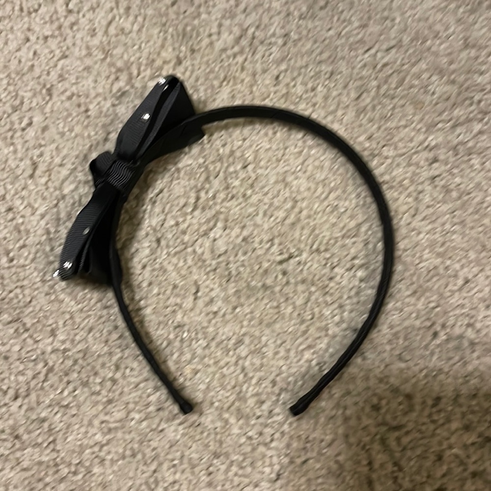 Black Bow Headband